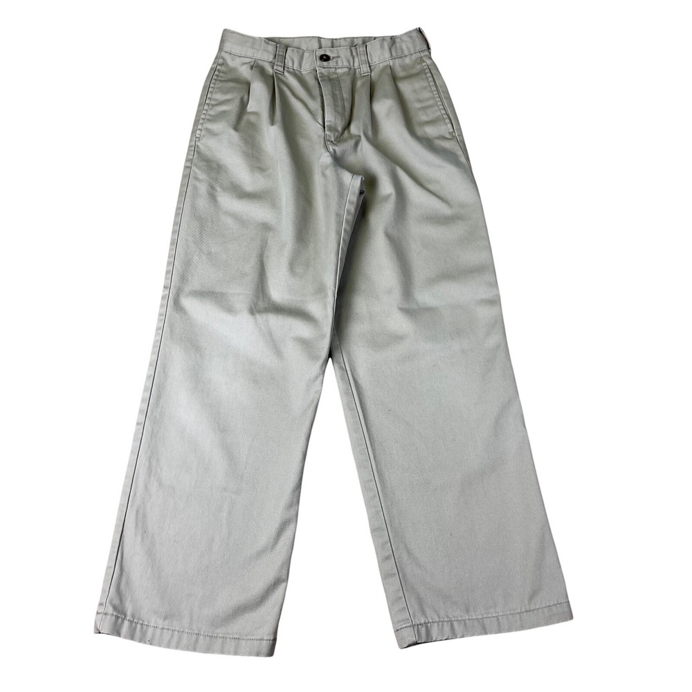 George Youth Pants Size 12 Casual Cream Khaki Casual Adjustable Waist